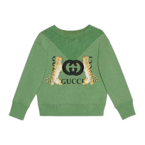 felpa gucci verde|Felpe da donna di Gucci .